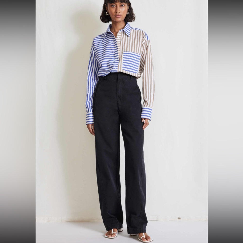 Apiece Apart Meridian Black Trouser Pant